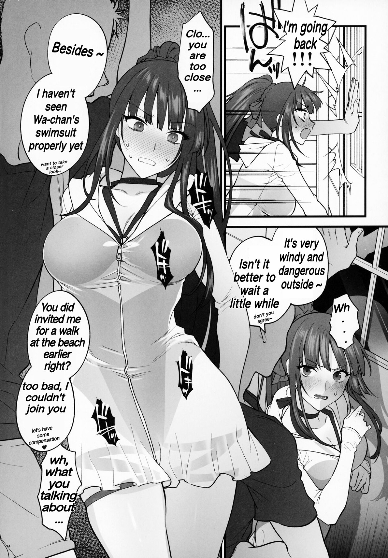 Hentai Manga Comic-I Just Came To Show You My Swimsuit!!-Read-13